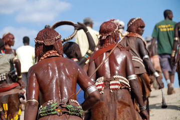 Obraz premium Villaggio dei Turmi - Etiopia