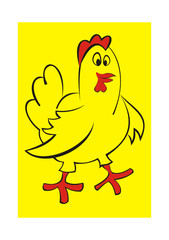 Chicken cartoon