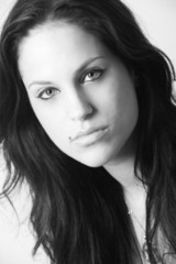 Naklejka premium beautifull girl looking intense