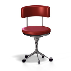 old fashioned office chair or from medical practise - with Clipp