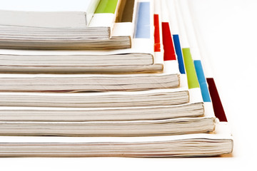 Stack of magazines