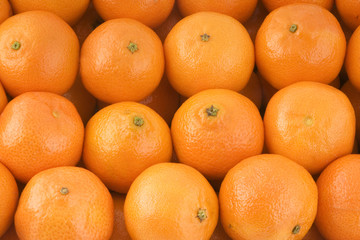 Healthy juicy mandarins