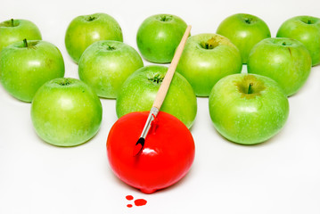 The painted apple