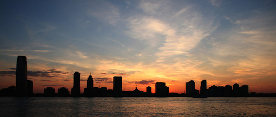 Panoramic Silhouette Skyline