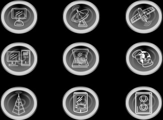 black web icons