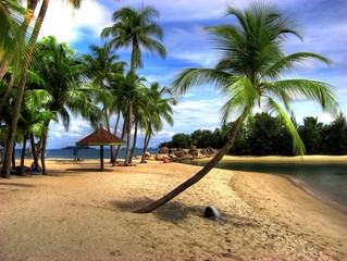 Naklejka premium Sentosa Island - Singapore