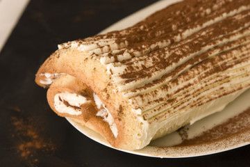 buche au tiramisu  - cacao