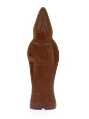 zerbrochener schokoladen nikolaus