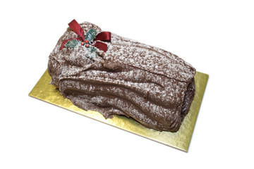 christmas chocolate yulelog