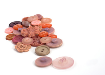 Old Pink Buttons