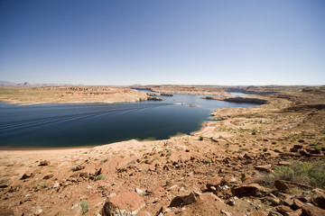Lake Powell near Page in Arizona, USA (AE)