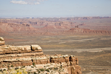 Obraz premium Awesome view from Moki Dugway to Valley of the gods in Utah, USA
