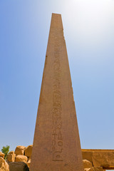 Obelisk in Karnak Temple, Egypt.