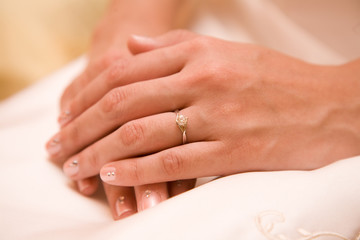 bride's hands