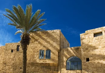 Keuken spatwand met foto Detail of old city Jaffa from Israel © Dejan Gileski