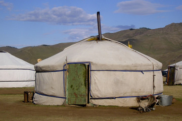 Yourte en Mongolie