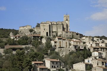roussillon, village d'Eus