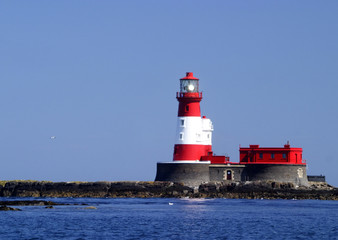 Fototapeta na wymiar Longstone Lighthouse, Outer Staple islands