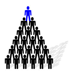 people pyramid vector illustration