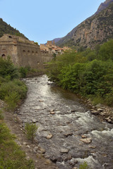 roussillon : villefranche de conflent : remparts