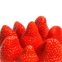 fresh strawberries background