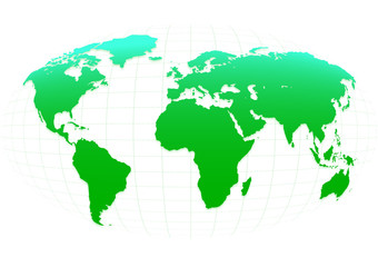 green planet, continents, background, world