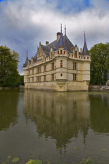Fototapeta na wymiar chateau d'Azay-le-Rideau , france, touraine