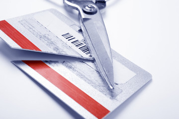 Cutting Credit Card, concept of Finance Problems