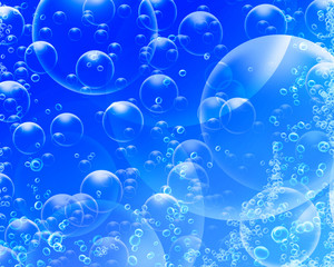  air bubbles going up