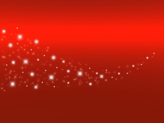 Red starry background