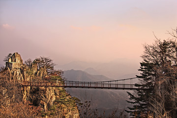 Daedunsan Mountain Suspension Brdige