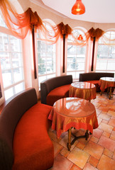 Classic restaurant interior