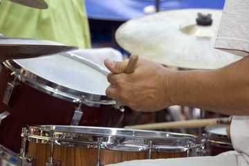 Joueur de batterie et percusionniste