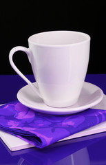 A catalog home decor photo of a coffe mug in bright colors