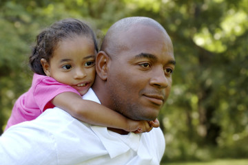 Piggy Back on Dad