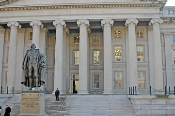 Obraz premium Department of Treasury Building
