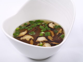 miso suppe mit champignon
