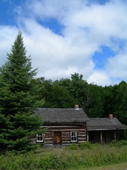 House in  a forest, Ontario, Canada