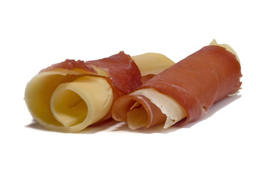 Schinken-Käse-Röllchen