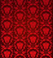Fototapeta premium Red baroque