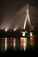 Bridge on vistula in Warsaw