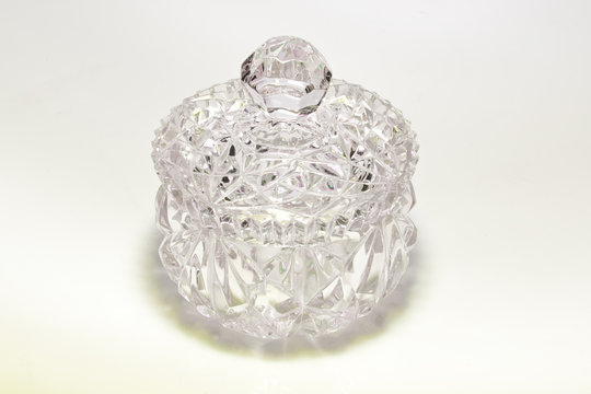 crystal dish