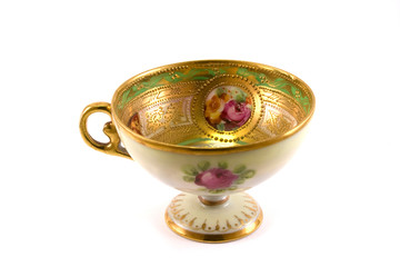 Antique Cup isolated on white background
