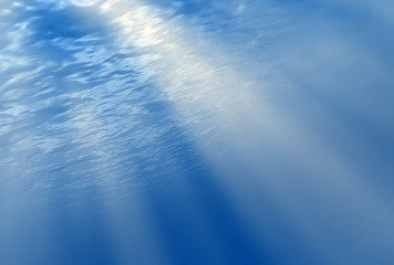 Abstract blue water background