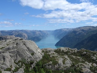 Lysefjord bei Traumwetter