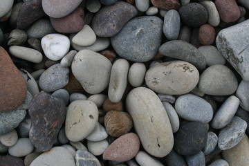 Fototapeta na wymiar Pebbles on the Beach