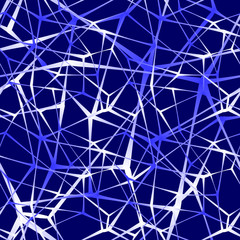 Neuron net. Seamless vector wallpaper
