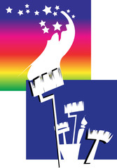 job series - house painter clipart © helenos