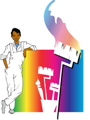 job series - house painter