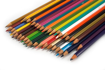 Coloured pencils